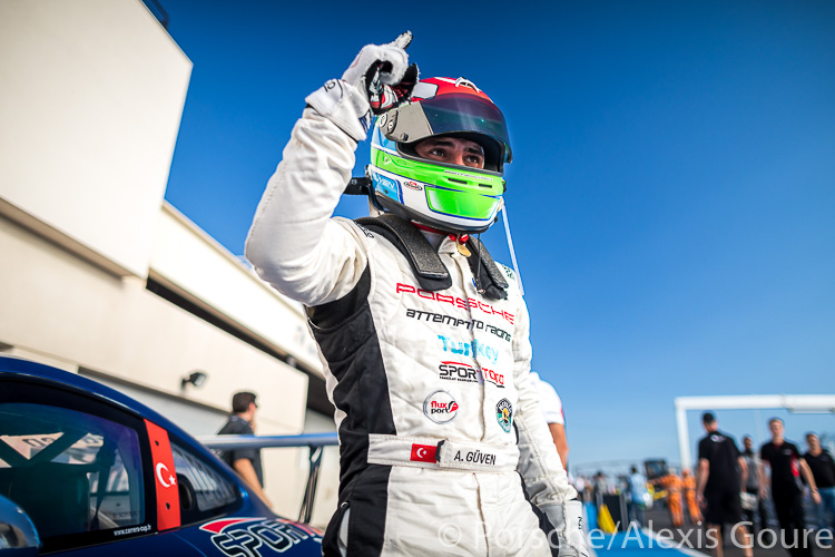 Ayhacan Guven of Attempto Racing is the 2018 Porsche Carrera Cup champion