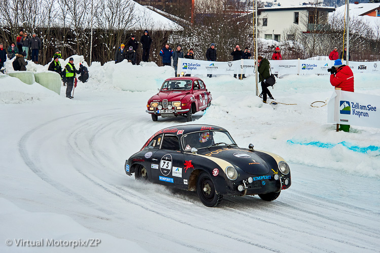 #75 Porsche 356 driven by Erich Wagner