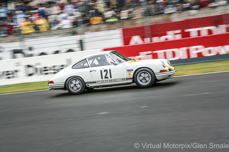 #121, Porsche 911 (1966), Peter Rutt, Peter Sugden, at the Legends Race, Le Mans 24H, 2007