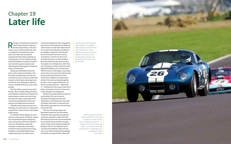 Shelby Cobra Daytona Coupe: The autobiography of CSX2300