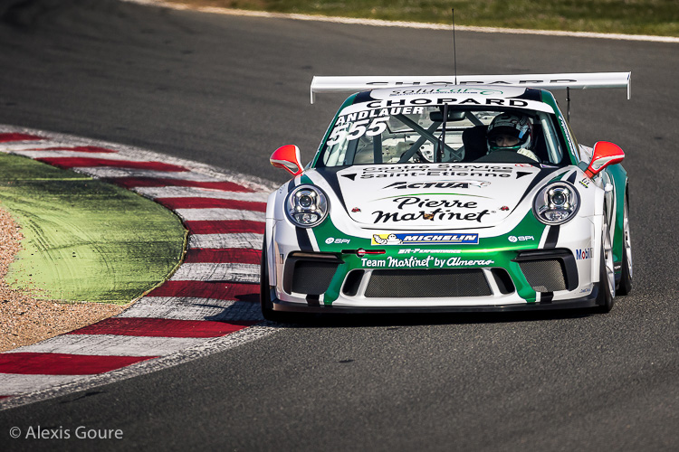 Julien Andlauer in the #555 Team Martinet by Alméras Julien Andlauer in the #555 Team Martinet by Alméras