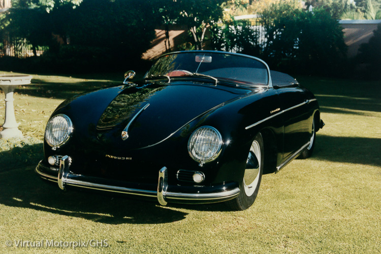 The 1958 inaugural SA 9-Hour race-winning Porsche 356 Speedster