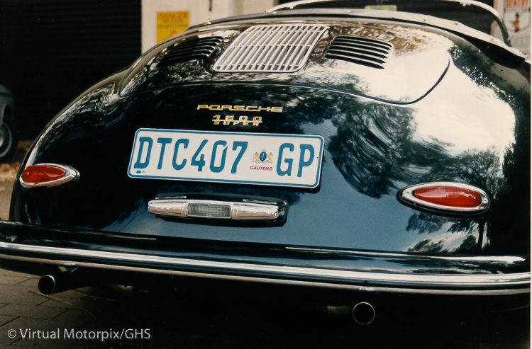 The 1958 inaugural SA 9-Hour race-winning Porsche 356 Speedster