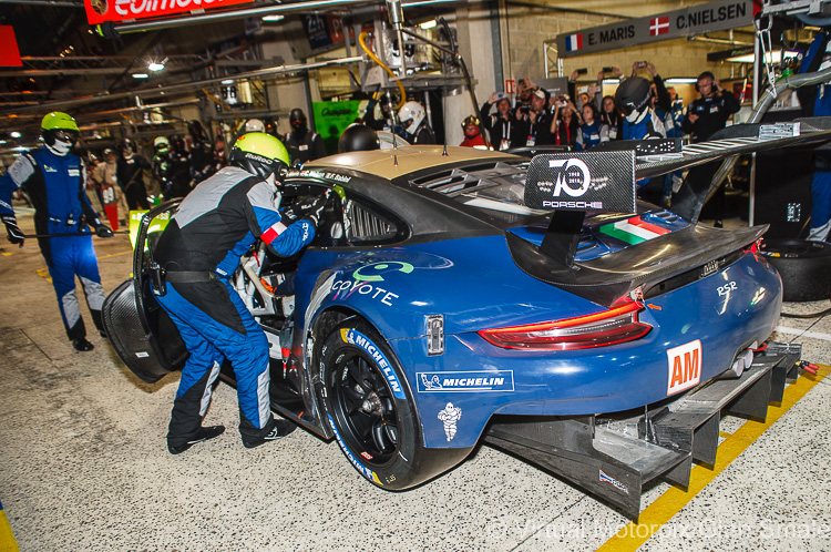 #80 Ebimotors Porsche 911 RSR (LMGTE Am) driven by Fabio Babini, Christina Nielsen and Erik Maris