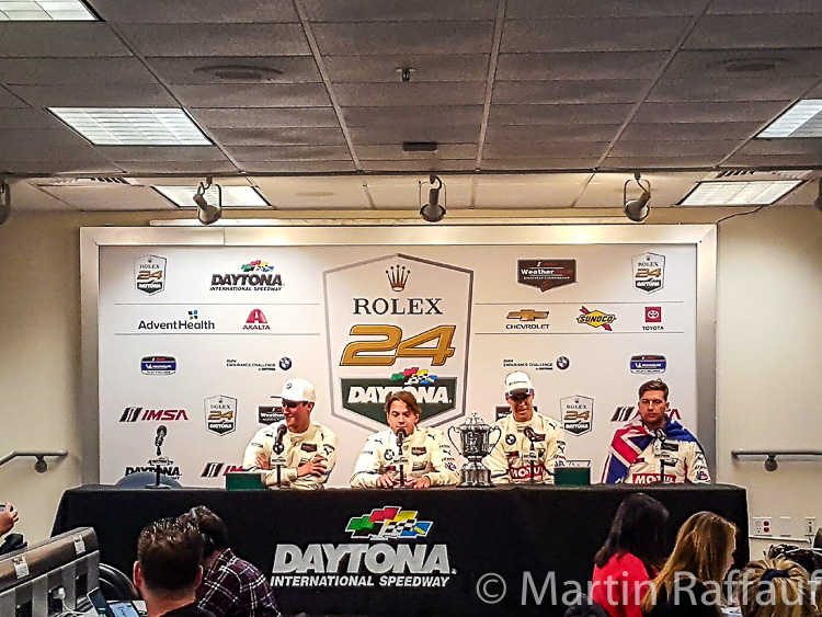 The BMW squad tell us how they did it in the post-race press conference The BMW squad tell us how they did it in the post-race press conference