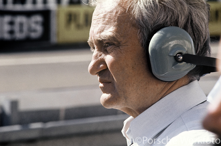 Ernst Fuhrmann at the 24 Hours of Le Mans, 12 June 1977