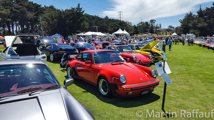 Plenty of 911-based cars were entered in the Concours