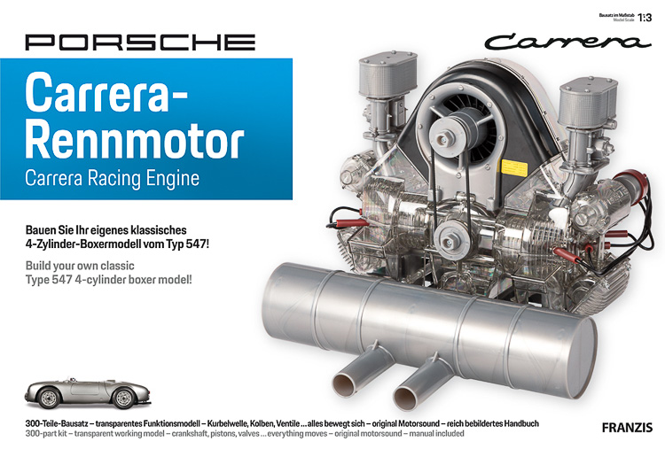 Porsche Carrera 4-cam 4-cylinder racing engine