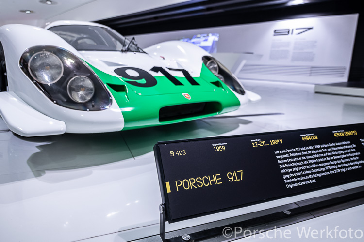 The Porsche 917-001 will be shown in the Porsche Museum for the first time in its original condition