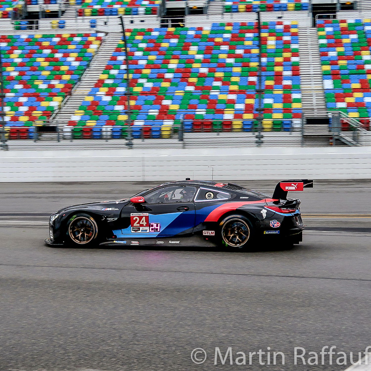 The winning GTLM BMW M8 driven by Krohn, Mostert, Farfus and Edwards The winning GTLM BMW M8 driven by Krohn, Mostert, Farfus and Edwards