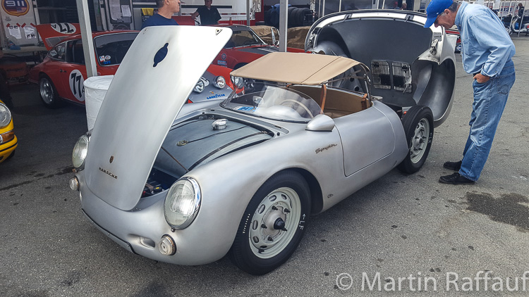 What looked to be an original, unrestored 550 Spyder!