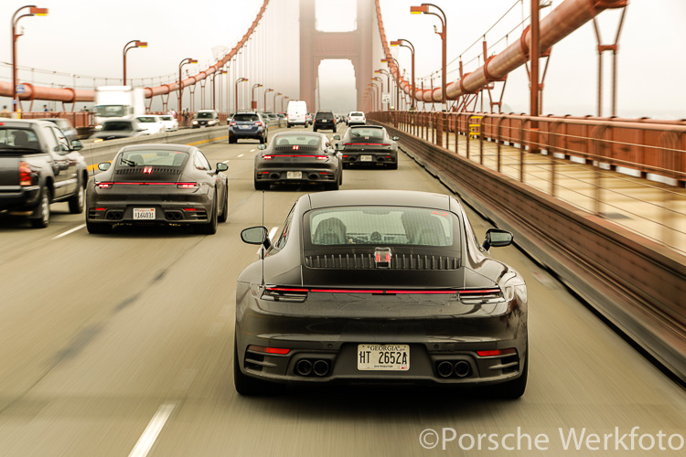 The Porsche 911 undergoes testing ahead of its launch in 2019