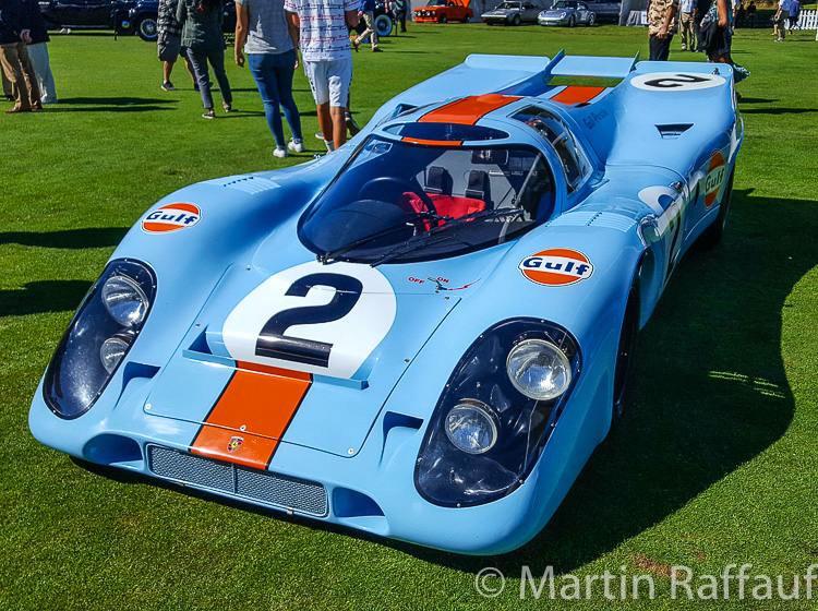 This Gulf Porsche 917K won Daytona in 1971