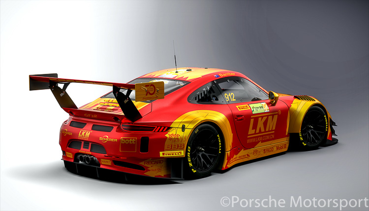 #912 Manthey-Racing Porsche 911 GT3 R of Earl Bamber