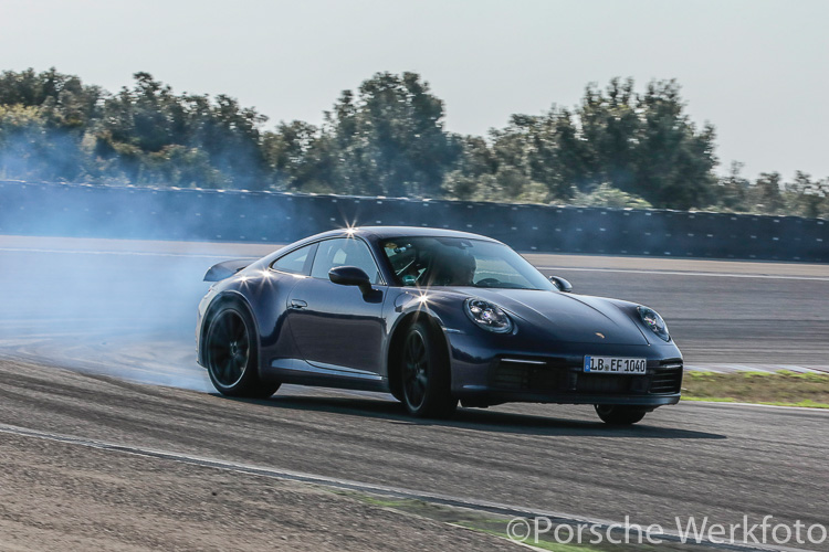 The Porsche 911 undergoes testing ahead of its launch in 2019
