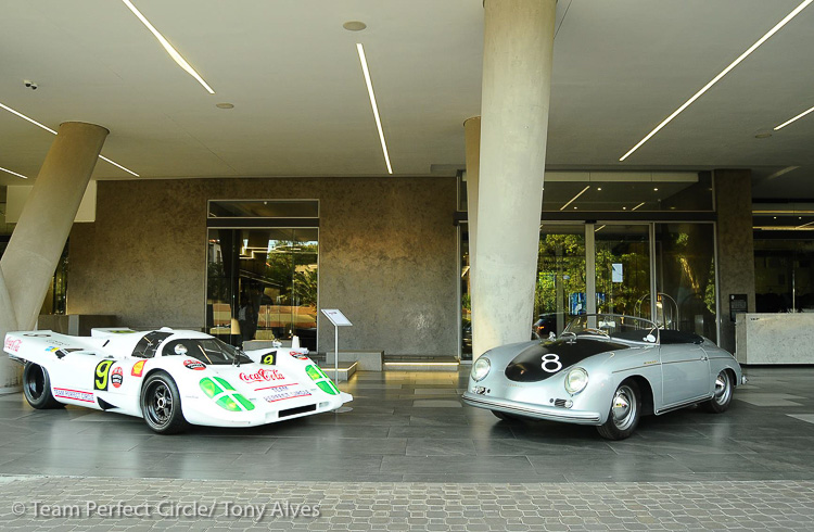 1969 Porsche 917 and 1958 Porsche 356 Speedster