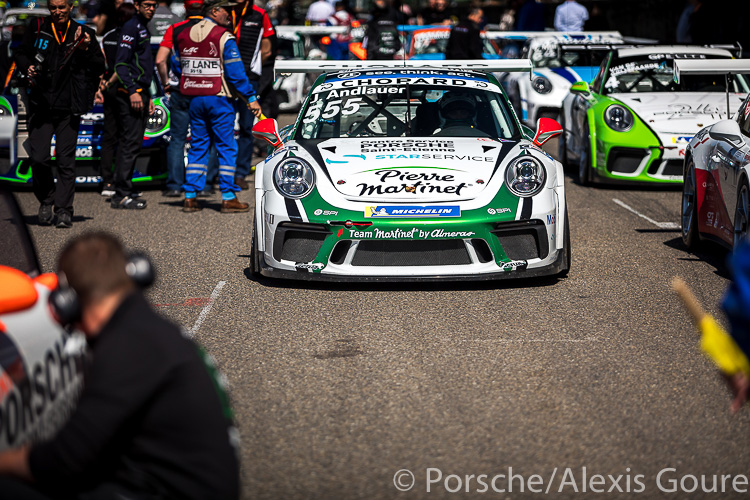 Julien Andlauer in the #555 Porsche 911 GT3 Cup Julien Andlauer in the #555 Porsche 911 GT3 Cup