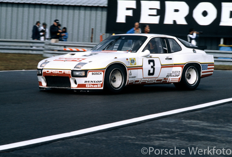 Le Mans 24 Hours, 14-15 June 1980: The #3 Porsche 924 Carrera GT ‘Le Mans’ driven by Derek Bell and Al Holbert