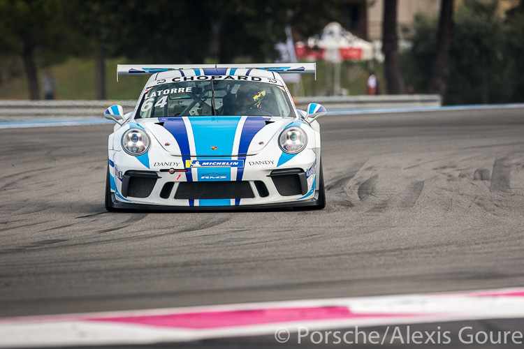 Florian Latorre in the #64 Sébastien Loeb Racing Porsche 911 GT3 Cup