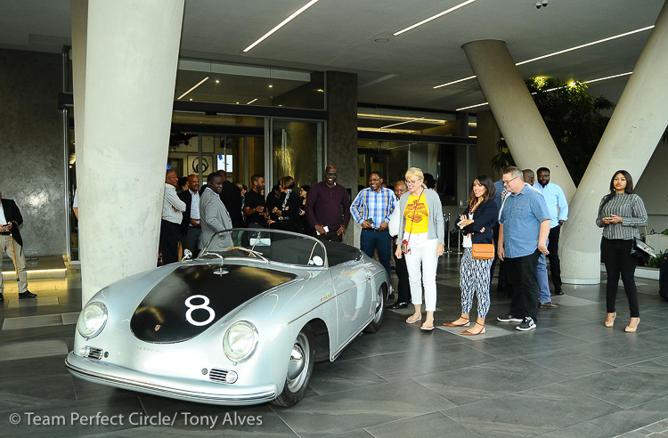 1958 Porsche 356 Speedster at The Capital hotel, Johannesburg