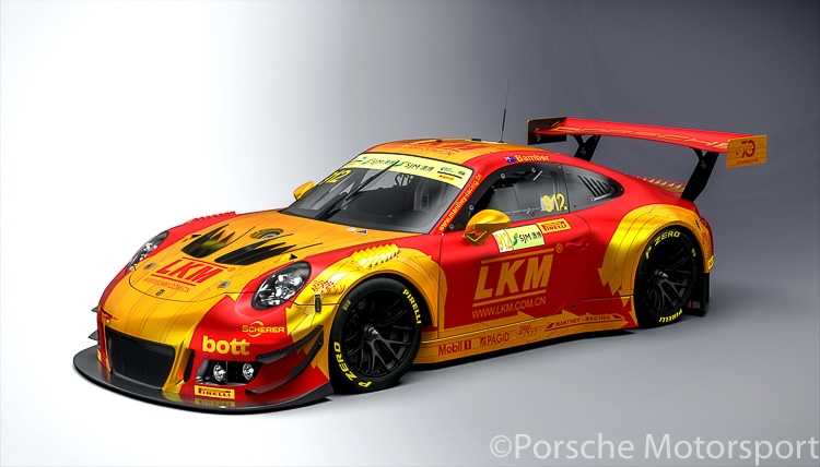 #912 Manthey-Racing Porsche 911 GT3 R of Earl Bamber #912 Manthey-Racing Porsche 911 GT3 R of Earl Bamber