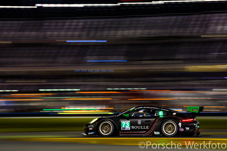 Park Place Motorsports Porsche 911 GT3 R (#73) driven by Patrick Lindsey, Patrick Long, Matt Campbell and Nicholas Boulle