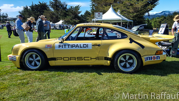 An original IROC RSR driven by Emerson Fittipaldi