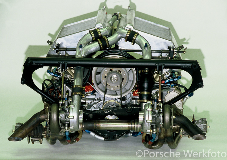 Porsche 961 engine, ca.1986