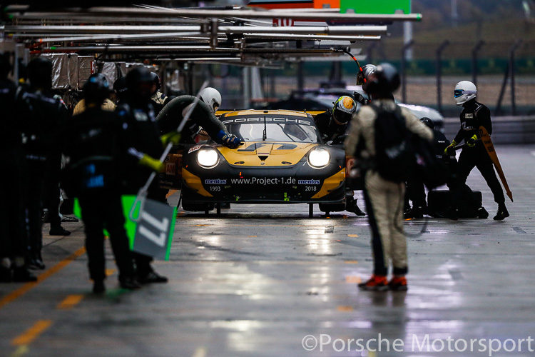 #56 Project 1 Porsche 911 RSR driven by Jörg Bergmeister, Patrick Lindsey and Egidio Perfetti