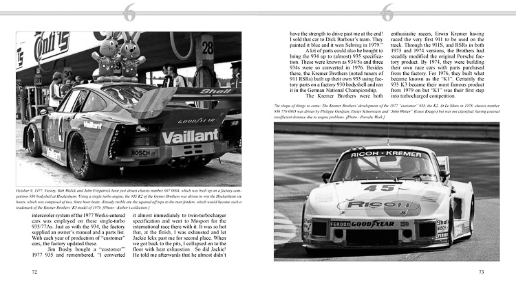 Porsche 930 to 935: The Turbo Porsches - by John Starkey © Veloce Publishing Ltd