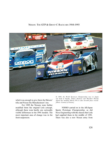 Nissan GTP & Group C Race Cars 1984-1993 by John Starkey