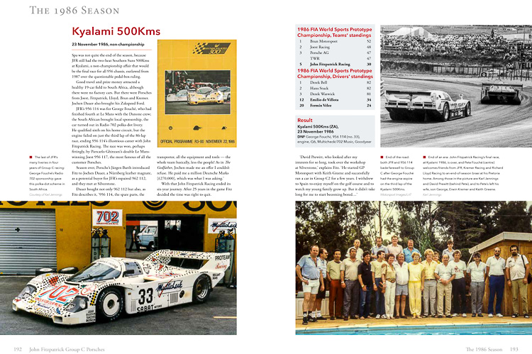 John Fitzpatrick Group C Porsches – The Definitive History, Mark Cole