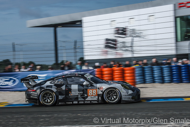 Khaled Al Qubaisi, Patrick Long and David Heinemeier Hansson drove the #88 Abu Dhabi-Proton Racing Porsche 911 RSR Khaled Al Qubaisi, Patrick Long and David Heinemeier Hansson drove the #88 Abu Dhabi-Proton Racing Porsche 911 RSR