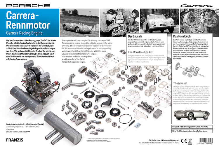 Porsche Carrera 4-cam 4-cylinder racing engine manual