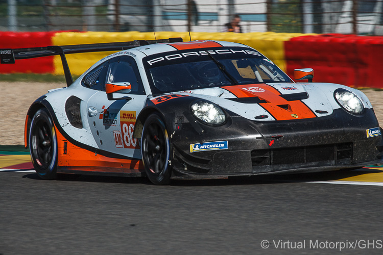 #86 Gulf Racing LMGTE Am Porsche 911 RSR