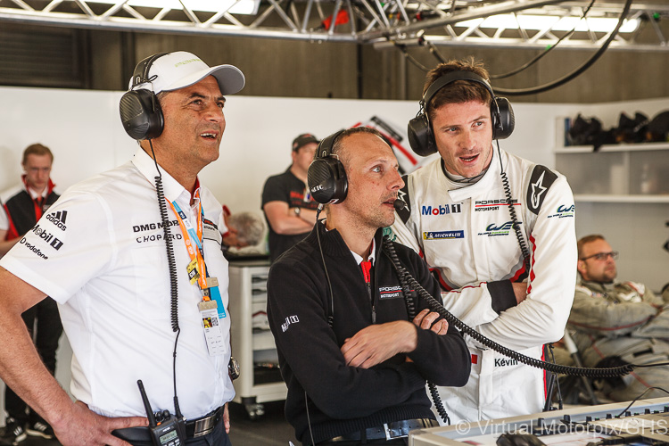 Michael Steiner (left) and Kevin Estre (right)