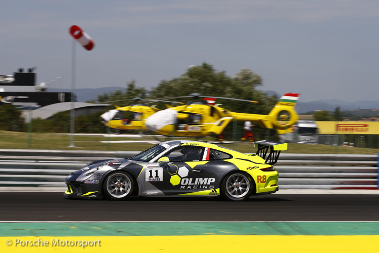 Robert Lukas (Olimp Racing by Lukas Motorsport) at speed during the Supercup race at the Hungaroring on 30 July 2017 Robert Lukas (Olimp Racing by Lukas Motorsport) at speed during the Supercup race at the Hungaroring on 30 July 2017