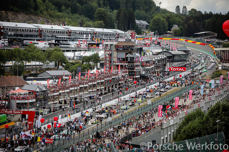 24 Hours of Spa, 28-29 July 2018: Pre-race starting grid 