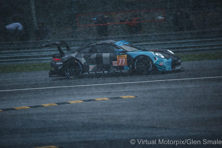 #77, Dempsey-Proton Racing, Porsche 911 RSR, LMGTE Am, driven by: Christian Ried, R. Pera, Matt Campbell at FIA WEC Spa 6h 2019 on 04.05.2019 at Circuit de Spa-Francorchamps, Belgium