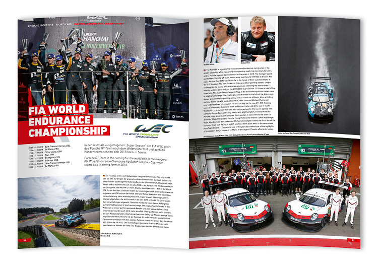 Porsche Sport 2018 – © Gruppe C Motorsport Verlag