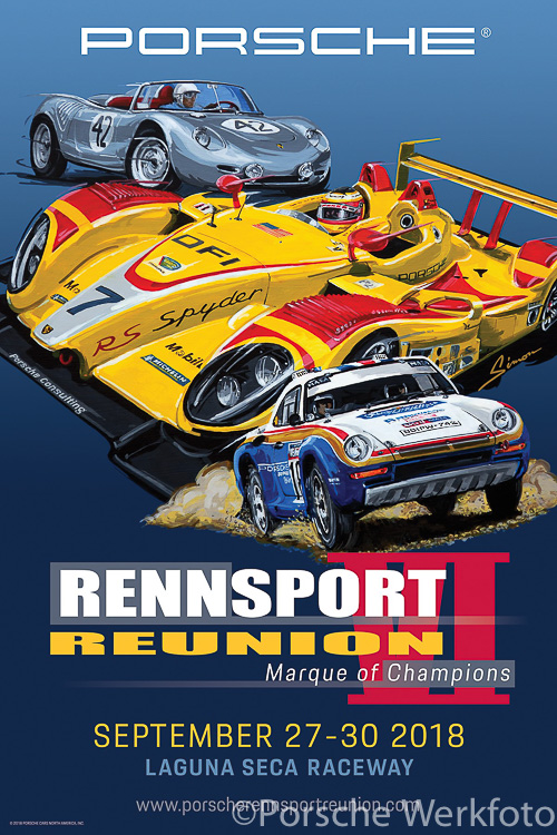 Porsche Rennsport Reunion VI, WeatherTech Raceway Laguna Seca, 27-30 September 2018