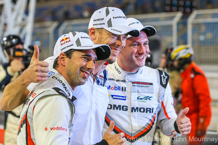 Neel Jani, Andre Lotterer and Nick Tandy