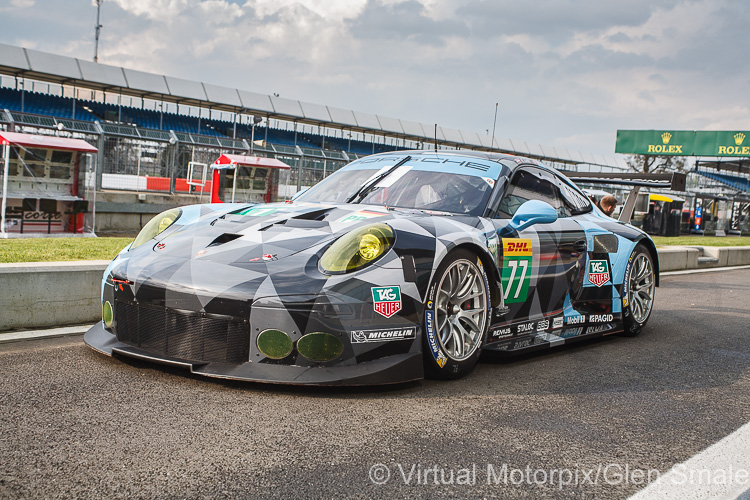 The #77 Dempsey-Proton Racing Porsche 911 RSR was driven by Richard Lietz and Michael Christensen The #77 Dempsey-Proton Racing Porsche 911 RSR was driven by Richard Lietz and Michael Christensen