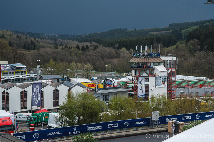 Spa-Francorchamps pit complex