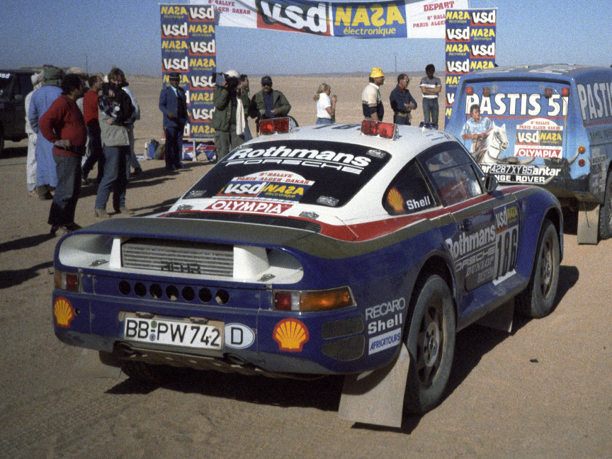 1986 Rallye Paris-Dakar, Porsche 959