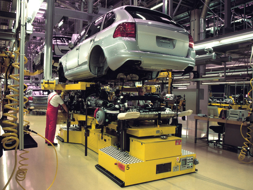 Porsche Cayenne 955 assembly in Leipzig