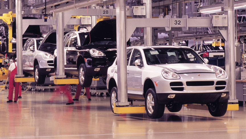 Porsche Cayenne 955 assembly in Leipzig