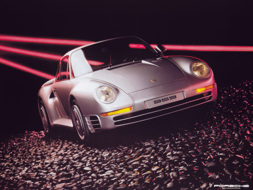 Porsche 959 as it was presented in 1985