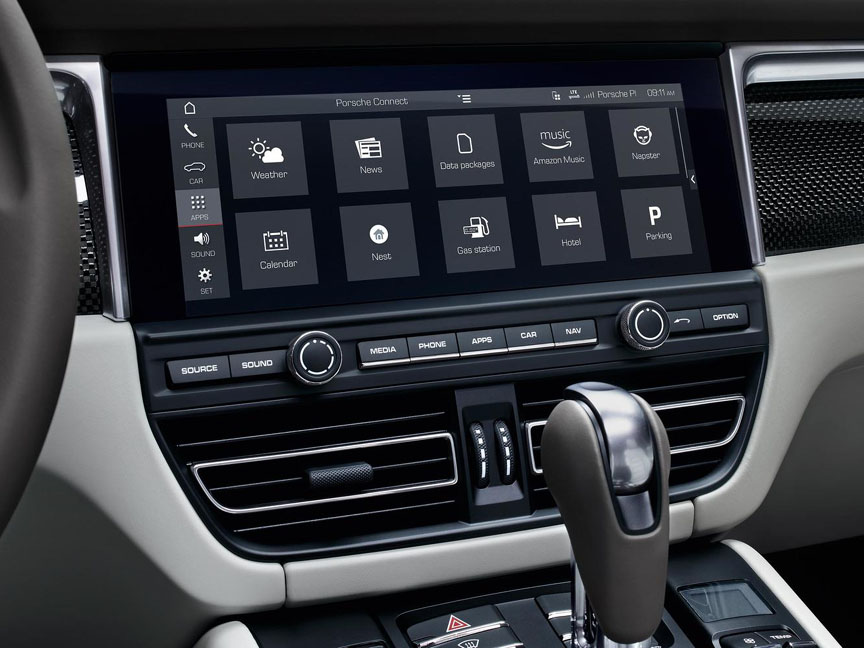 Porsche Macan 95B.2 navigation touchscreen 11