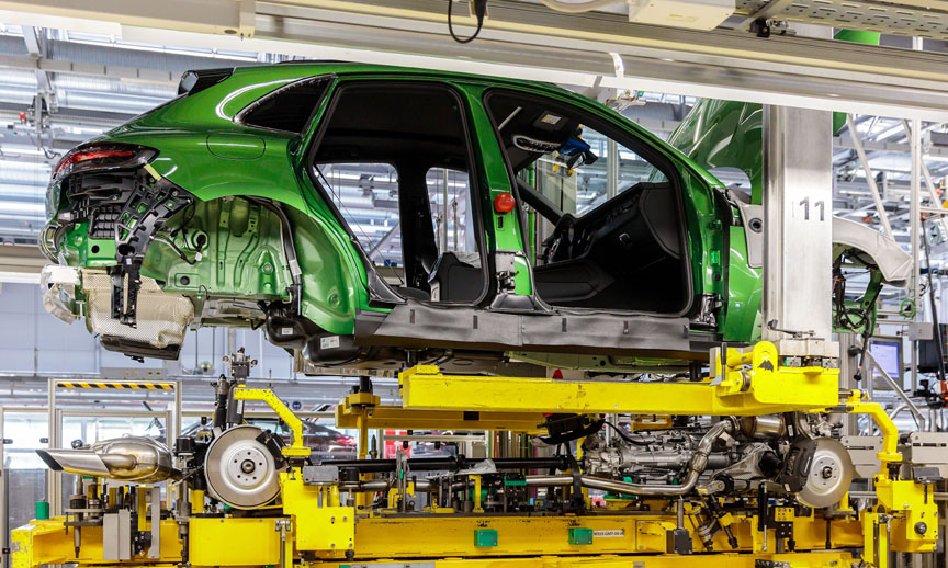 Porsche Macan 95B.2 production (marriage)